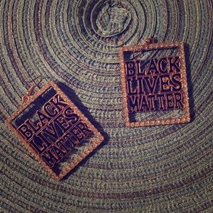 Black lives matter earrings